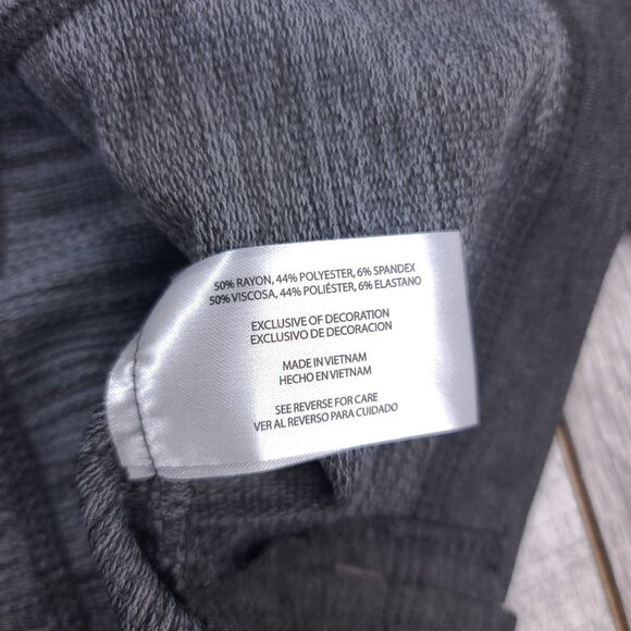 Orvis Sweater Mens XXL French Terry 1/4 Zip Pullover Gray Rayon Jacket - Picture 8 of 8